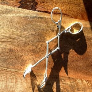 Antique Sterling Silver Lebkuecher “Cartier Style” Ice Tongs